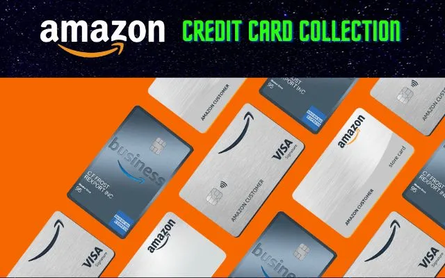 Collection of Amazon Credit Cards
