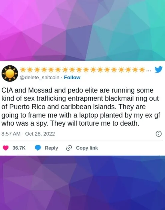 Nikolai Mushegian 's Tweet on CIA and Mossad Framing Him