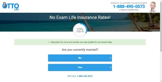 Otto Insurance Life Insurance Application Process Step 4