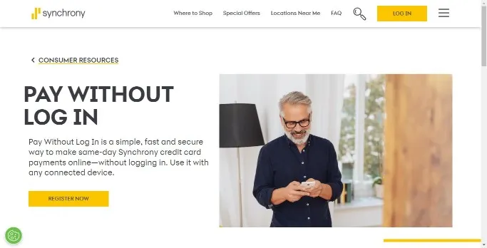 AAMCO Credit Card Bill Payment Without Login Page at Synchrony's Website